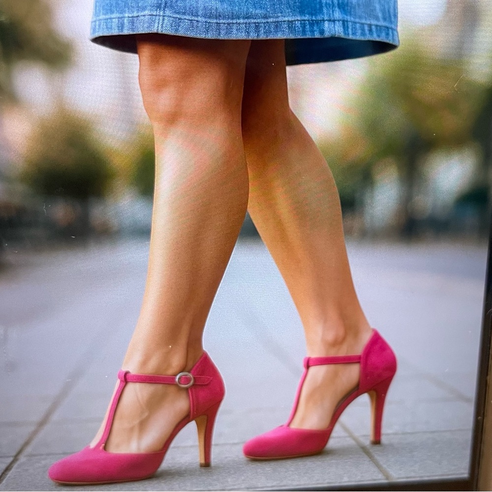 Steve Madden Snake Print Stiletto Heels - pink
